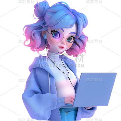 人物系列3D皮克斯科技人物