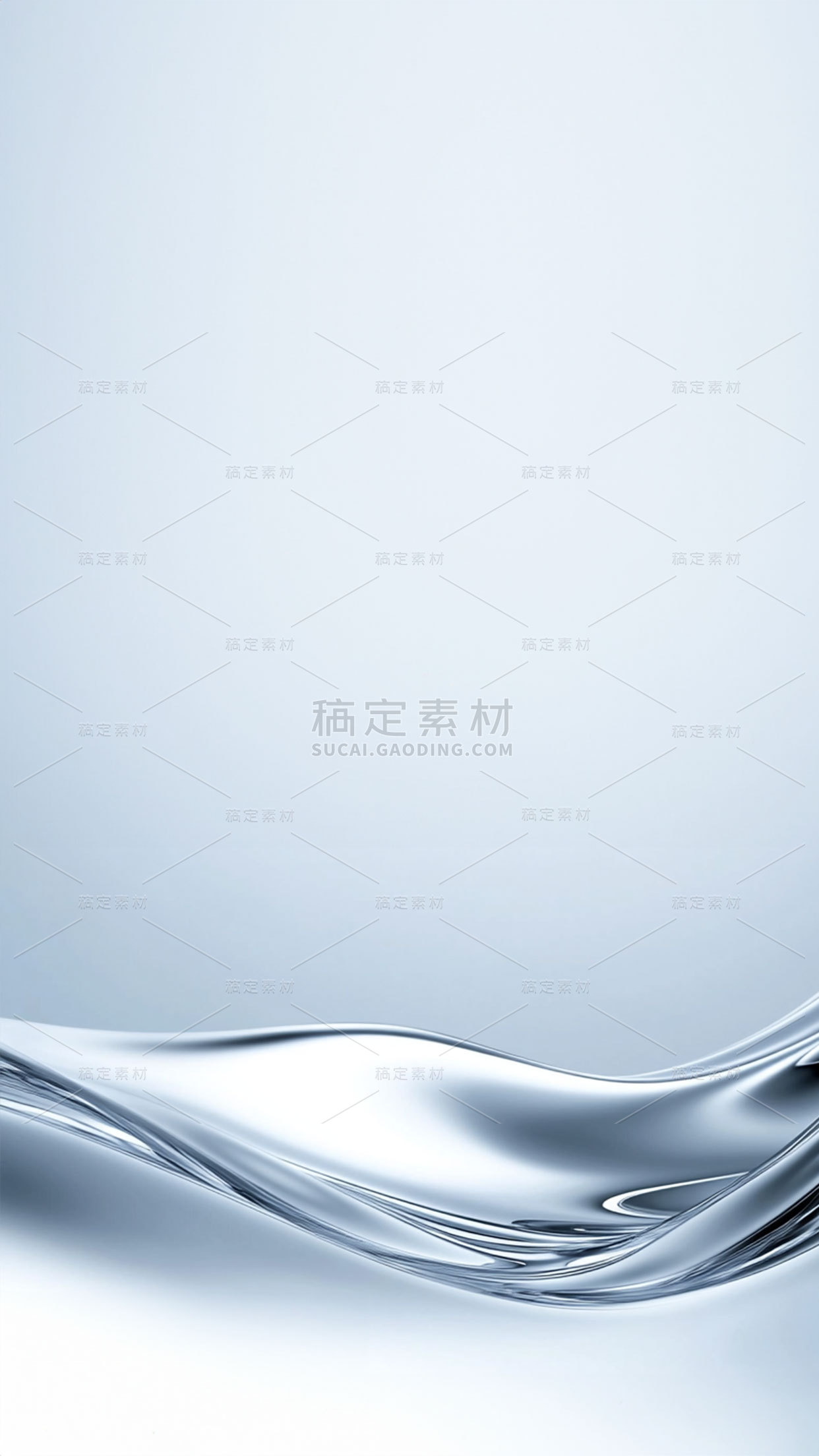 背景系列亮银色金属感流动背景