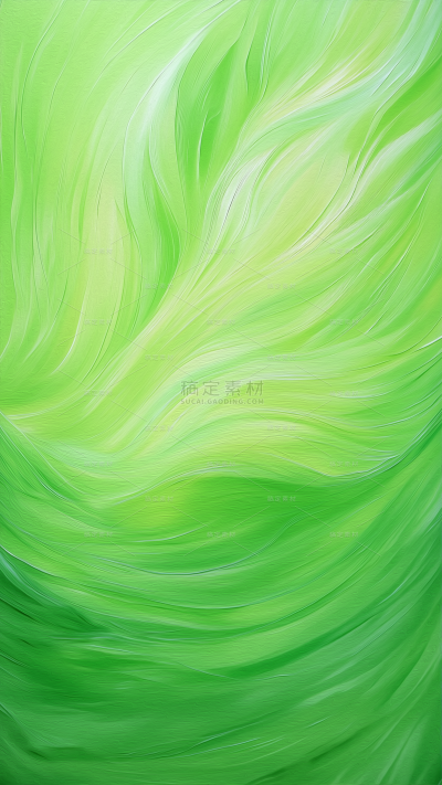 背景系列春日感绿色油画渐变背景