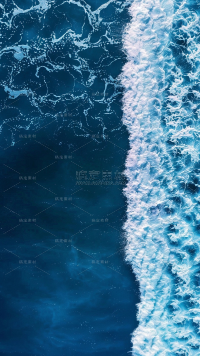 实景风光大海海面水面背景素材