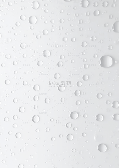 常规简约感白色水珠背景