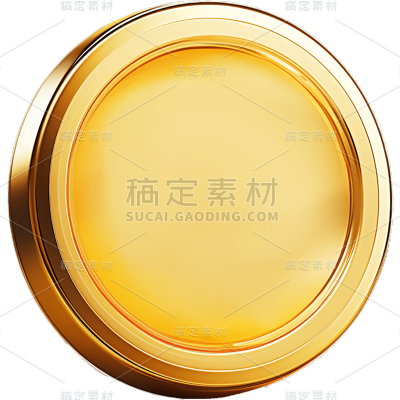 3D金币贴纸