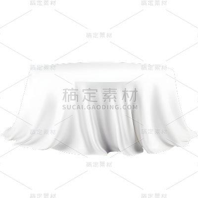 白色桌布桌子桌面元素