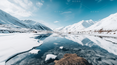 冰川雪山风景景观壁纸