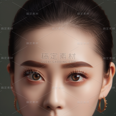美妆彩妆睫毛人像
