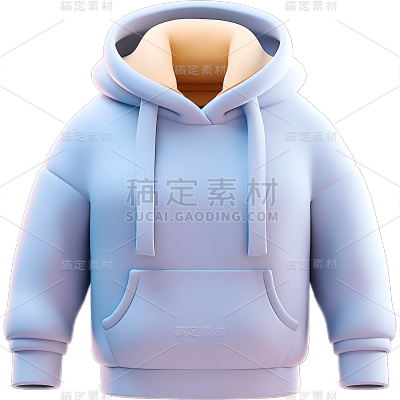 服饰服装3D立体C4D衣服T恤冬季夏季卫衣外套元素素材