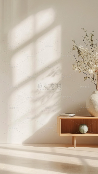 背景通用暖色调简约家具背景场景图片素材
