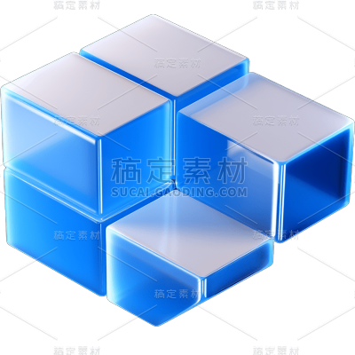 3D立体三维几何正方形