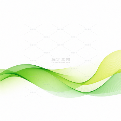 背景系列抽象黄绿色线条背景（td）