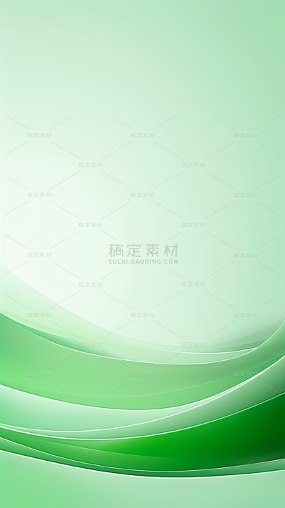 背景通用绿色渐变矢量曲线背景图片素材