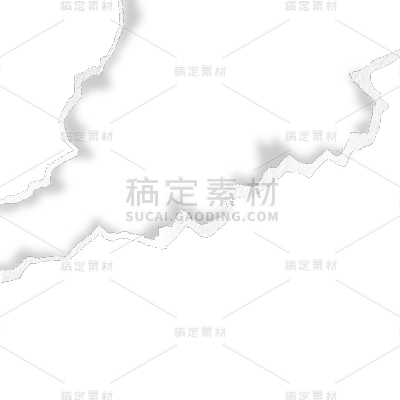 特效白色撕纸边缘元素素材