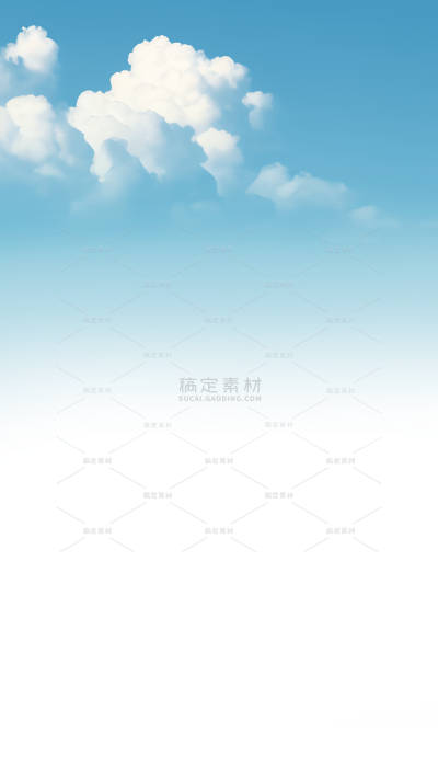 风光系列实景蓝天白云元素