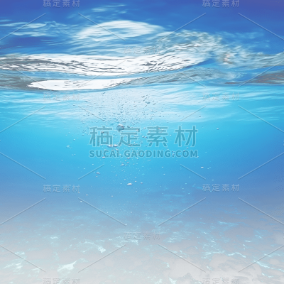 蓝色水面水花