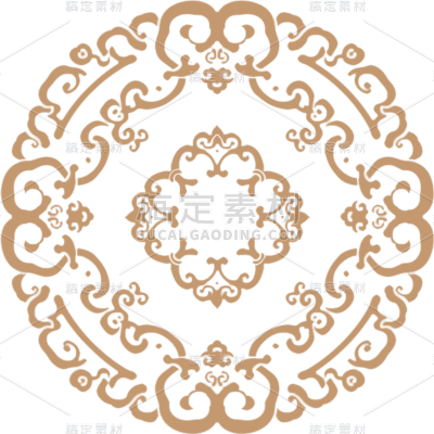 中国风通用中式镂空花纹元素素材