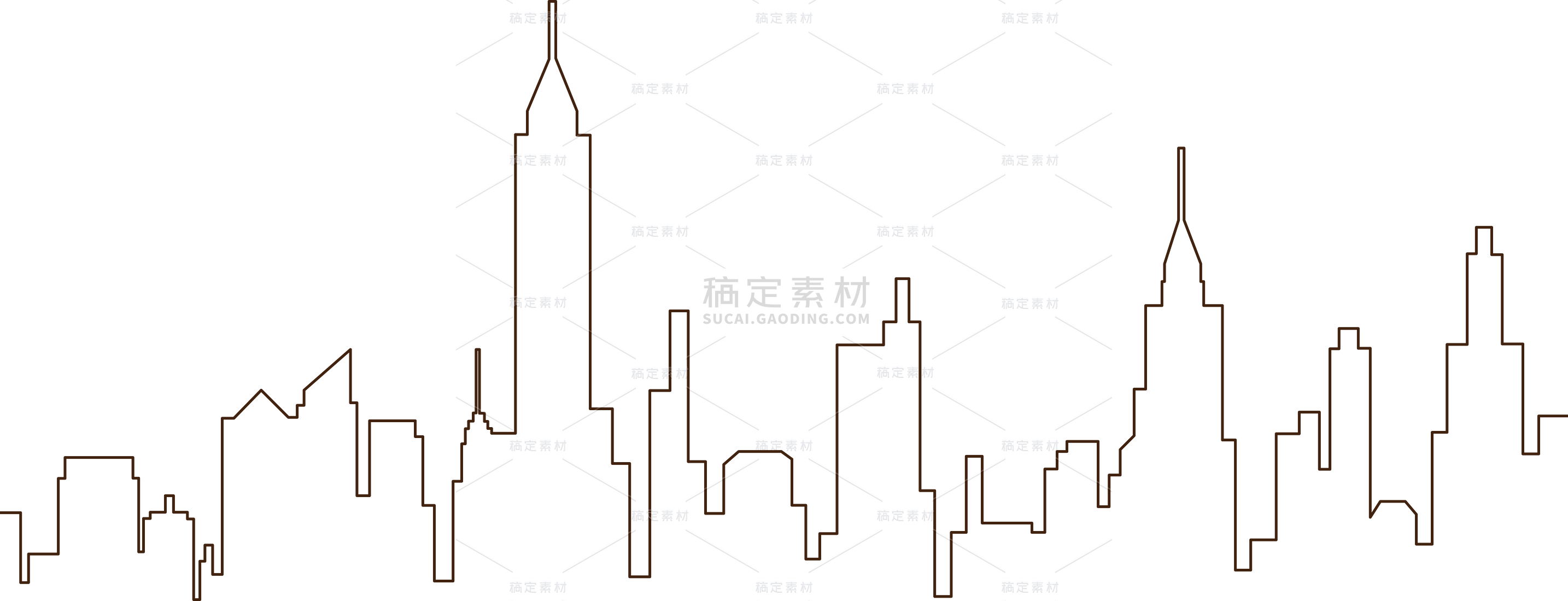 建筑系列手绘城市建筑元素（td)