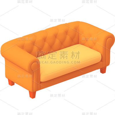 家装家居3D立体C4D沙发元素