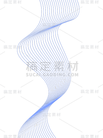 蓝色简约基础线条