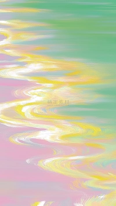背景系列春日感绿色光泽水面背景