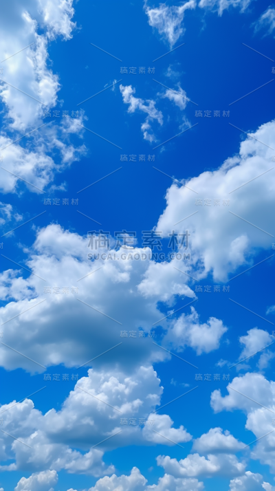 蓝天白云天空风景