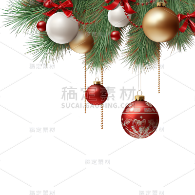 圣诞节平安夜3D立体C4D实景装饰元素素材