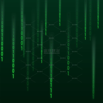 科技风系列电子数字代码贴纸（td）