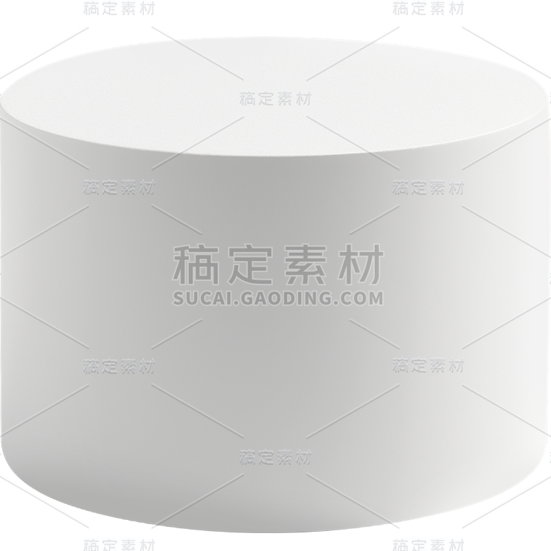 几何系列通用写实圆柱组合元素素材
