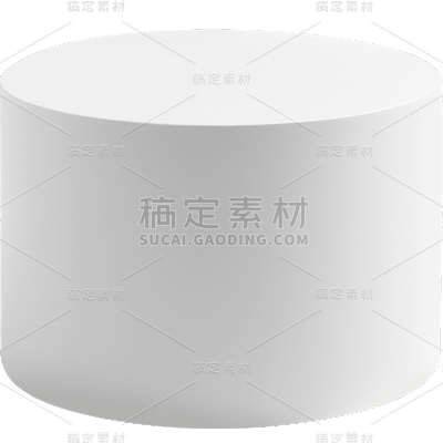 几何系列通用写实圆柱组合元素素材