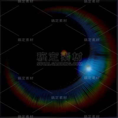 特效通用彩虹光晕元素素材