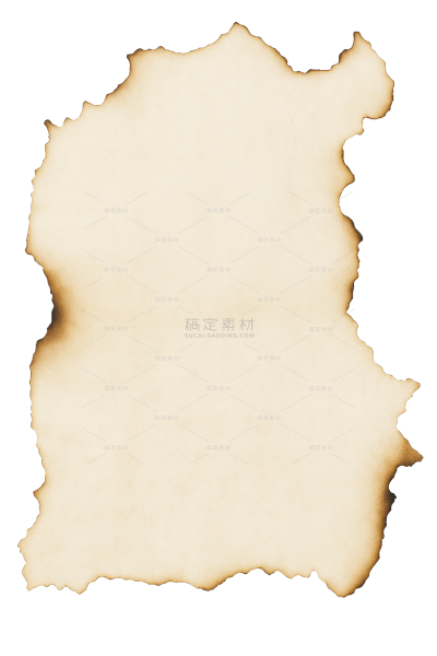 边框系列写实纸质焚烧边框（td）