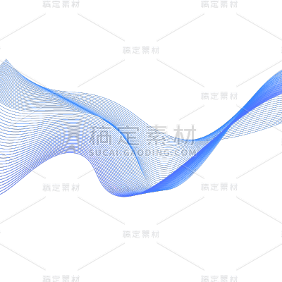 简约科技蓝色线条曲线
