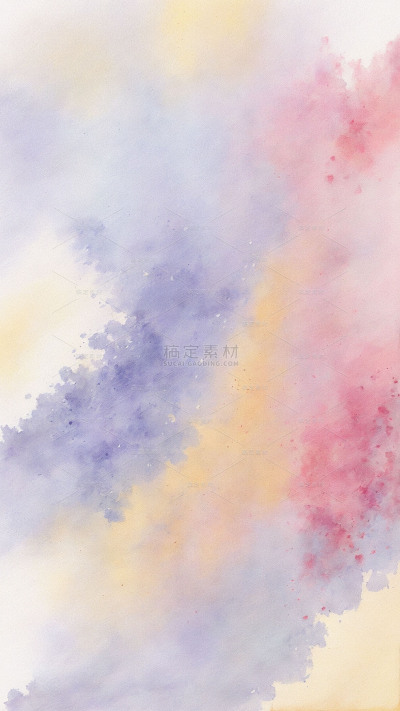 背景系列粉紫色水彩渐变