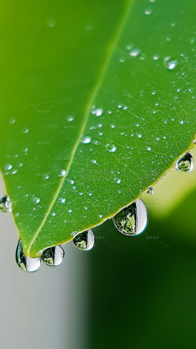 雨水实景感雨天氛围场景背景