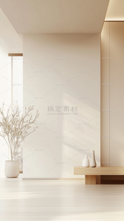 纹理系列实景感室内玄关墙面背景