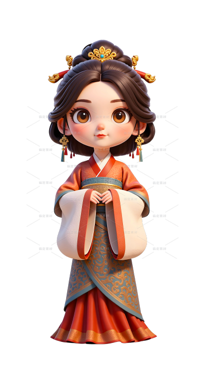 中国风系列古代古装少女女生