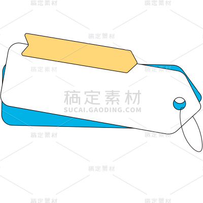 简约几何边框文本框标题框文字框元素素材