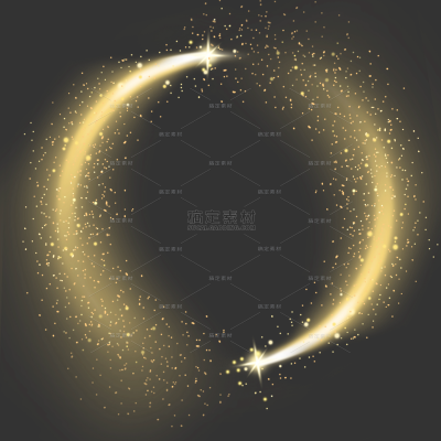 特效系列梦幻感发光粒子光圈（td）