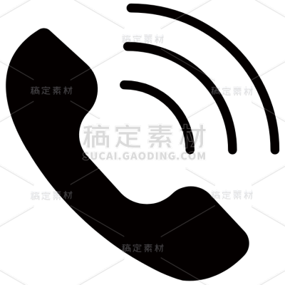 图标系列矢量简约手机拨号功能图标（td）