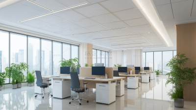 建筑系列通用现代简约职工办公室实景图