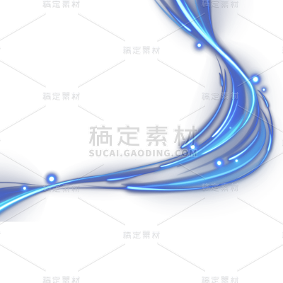 蓝色抽象科技线条
