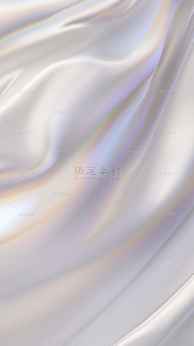 背景通用银色布褶皱反光金属质感背景图片素材