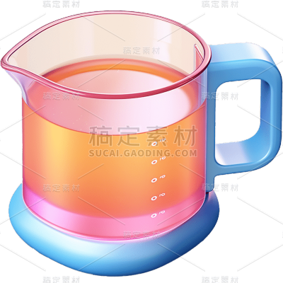 3D三维立体医疗量杯
