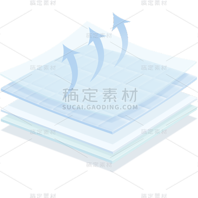 特效通用扁平透气图标元素素材