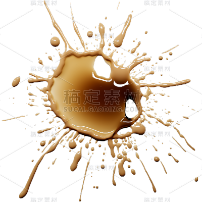 咖啡渍免抠png元素素材