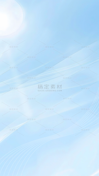 通用蓝色白色线条简约背景素材