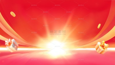 促销通用横板红色活动背景图片素材
