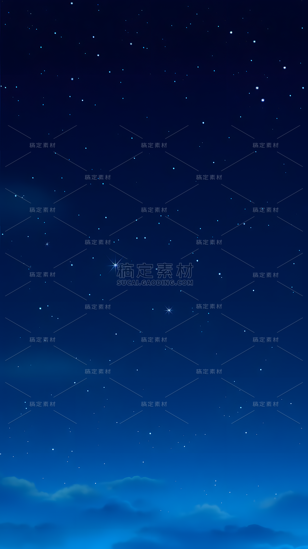 通用简约深邃感夜晚夜空星空风景背景