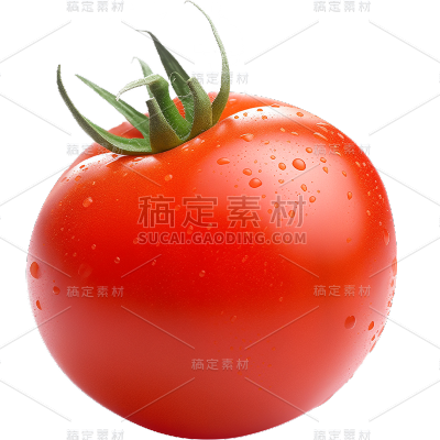 果蔬通用写实蔬菜西红柿植物贴纸元素素材