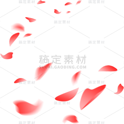 飘落装饰花瓣元素