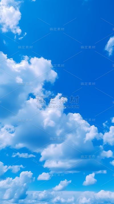 蓝天白云天空风景