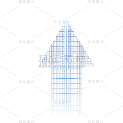 科技风通用插画线条箭头元素素材